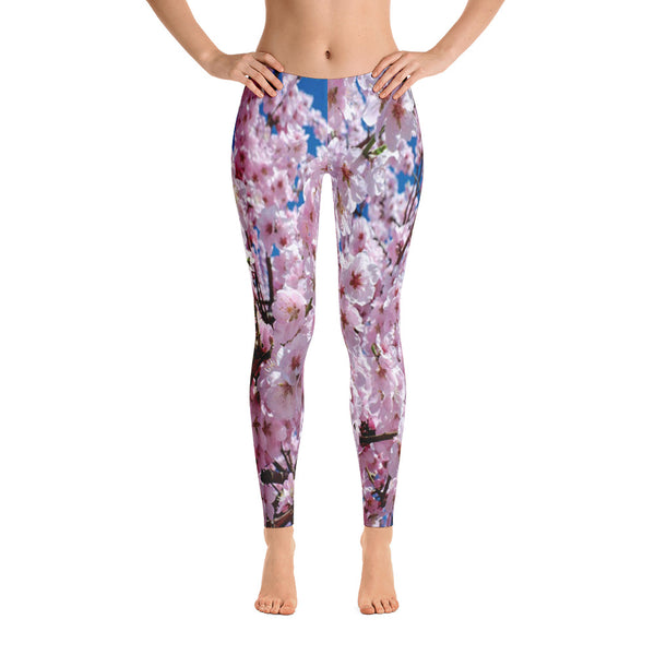 Cherry Blossom Leggings / Yoga Pants – Limited Rags