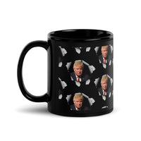 DONALD TRUMP President Black Glossy Mug