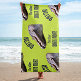 Alligator Crocodile Reptile Swamp Towel