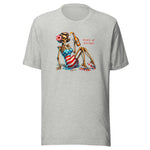 Drink Up Bitches - American Flag Design Unisex t-shirt