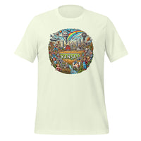 State of KANSAS - Sunflower State Unisex t-shirt