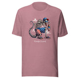 Florida Lizard - Patriotic American Flag Design Beer Unisex t-shirt