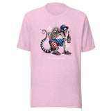 Florida Lizard - Patriotic American Flag Design Beer Unisex t-shirt