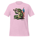 Beer Belly! Alligator American Flag and a Beer Unisex t-shirt