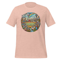 State of KANSAS - Sunflower State Unisex t-shirt