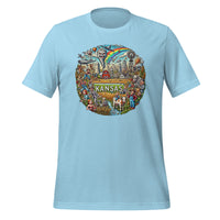 State of KANSAS - Sunflower State Unisex t-shirt