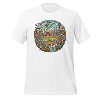 State of KANSAS - Sunflower State Unisex t-shirt