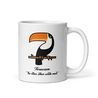 TOUCAN - The Other Other White Meat White glossy mug