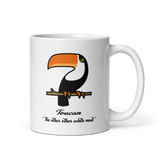 TOUCAN - The Other Other White Meat White glossy mug