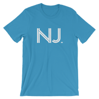 NJ - State of New Jersey Abbreviation  - Men's / Unisex short sleeve t-shirt