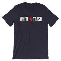 White Trash With Limited Rags Red Star Unisex short sleeve t-shirt