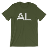 AL - State of ALABAMA Abbreviation Men's Unisex short sleeve t-shirt