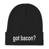 Got Bacon? Knit Beanie Stocking Cap