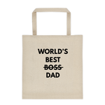 World's Best DAD - Durable Canvas Tote bag