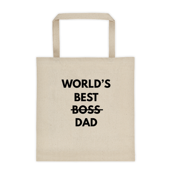 World's Best DAD - Durable Canvas Tote bag