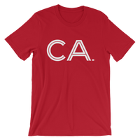 CA - State of California Abbreviation Men's / Unisex short sleeve t-shirt