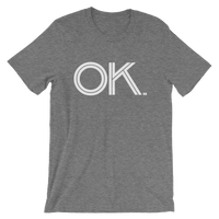 OK - State of Oklahoma Abbreviation - Men's / Unisex short sleeve t-shirt