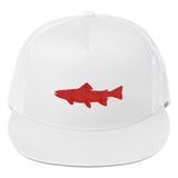 Trout Embroidered Trucker Cap