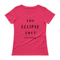 The Eclipse 2017 Attendee Ladies' Scoopneck T-Shirt