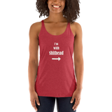 I'm With Shithead Women's Racerback Tank