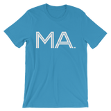 MA- State of Massachusetts Abbreviation - Men's /  Unisex short sleeve t-shirt