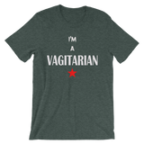 I'm A VAGITARIAN - Men's Unisex short sleeve t-shirt