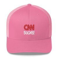 CNN SUCKS! Fake News Embroidered Trucker Cap