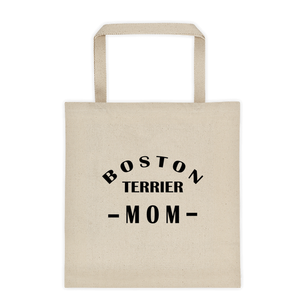 Boston Terrier MOM - Durable Canvas Tote bag