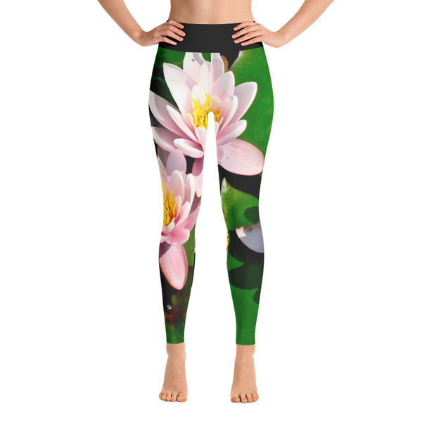LOTUS Water Lily All Over Print Yoga Pants / Leggings
