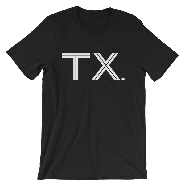 TX - State of Texas Abbreviation - Men's / Unisex short sleeve t-shirt