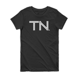 TN - State of Tennessee Abbreviation Short Sleeve Women's T-shirt