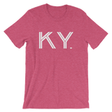 KY - State of KENTUCKY Abbreviation Men's / Unisex short sleeve t-shirt