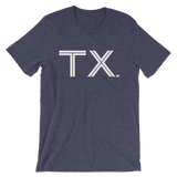 TX - State of Texas Abbreviation - Men's / Unisex short sleeve t-shirt