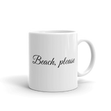BEACH, Please Coffee Mug