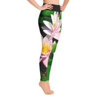LOTUS Water Lily All Over Print Yoga Pants / Leggings
