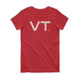 VT - State of Vermont Abbreviation - Short Sleeve Women's T-shirt