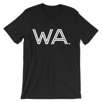 WA - State of Washington Abbreviation - Men's / Unisex short sleeve t-shirt