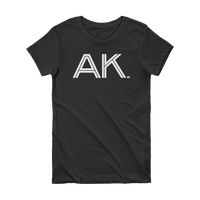 AK - State of Alaska Abbreviation - Short Sleeve Women's T-shirt