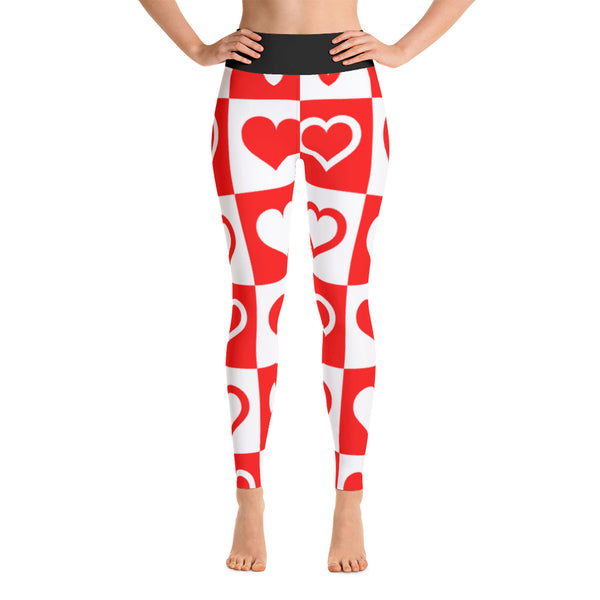 Valentine Hearts Yoga Pants / Leggings