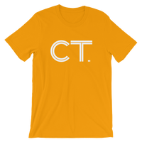 CT- State of CONNECTICUT Abbreviation Men's / Unisex short sleeve t-shirt
