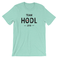 Team HODL 2018 Crypto Cryptocurrency Short-Sleeve Unisex T-Shirt