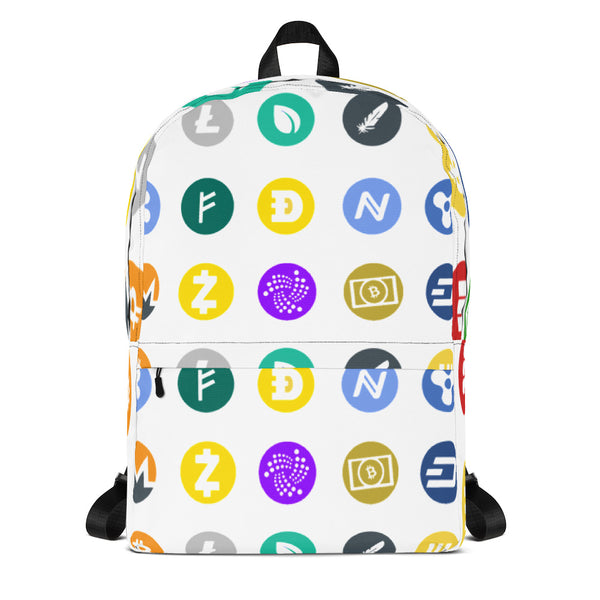 Cryptocurrency All Over Print Backpack