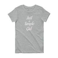 Just a Simple Girl - Short Sleeve Women's T-shirt