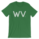 WV - State of West Virginia Abbreviation - Men's / Unisex short sleeve t-shirt