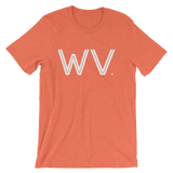 WV - State of West Virginia Abbreviation - Men's / Unisex short sleeve t-shirt