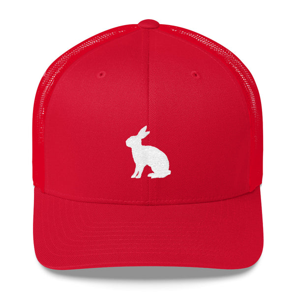 White Rabbit Embroidered Snapback Trucker Cap – Limited Rags