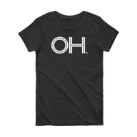 OH - State of Ohio Abbreviation Short Sleeve Women's T-shirt