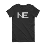 Ne- State of Nebraska Abbreviation Short Sleeve Women's T-shirt
