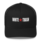 White Trash W/ Limited Rags Red Star Embroidered Trucker Cap