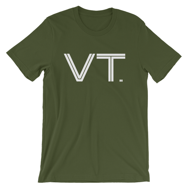 VT - State of Vermont Abbreviation Men's / Unisex short sleeve t-shirt